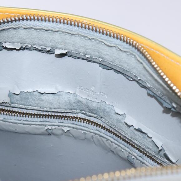 LOUIS VUITTON Monogram Vernis Houston Hand Bag Gris M91053 - Picture 9 of 16